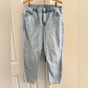 American Eagle Strigid Light Blue Denim Size 10 Short Jeans Straight